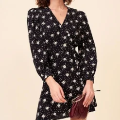 Rouje Robe Gabinette à Double Fleurs