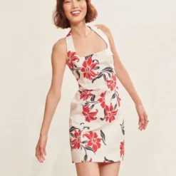 Tara Jarmon Robe Rommy Écrue