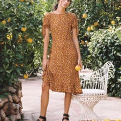 Faithfull The Brand Robe Emilia Marron