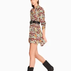 Ba&sh Robe Poldie Miel -Promos Vestinia Magasin 08aca75d4bc4daa26cf9885d5c36