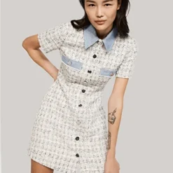 CLAUDIE PIERLOT Robe Ralf Tweed