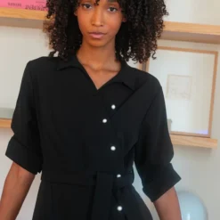 THEORY Robe Black Pearl -Promos Vestinia Magasin 0b355ce231b5c4ece5b3071746c0