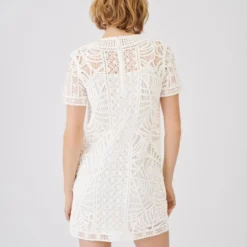 Maje Robe Rossa Écrue 6 Maje Robe Rossa Écrue -Promos Vestinia Magasin 11650e475aaa143720644df8a39b