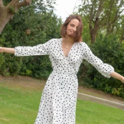 Robe Henna White 6 Robe Henna White -Promos Vestinia Magasin 13320773f88b2b88cbabe8fdee78