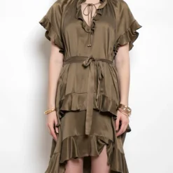 Zimmermann Robe Silk Ruffle -Promos Vestinia Magasin 144b3b81f1286a205f6c0c555dd8