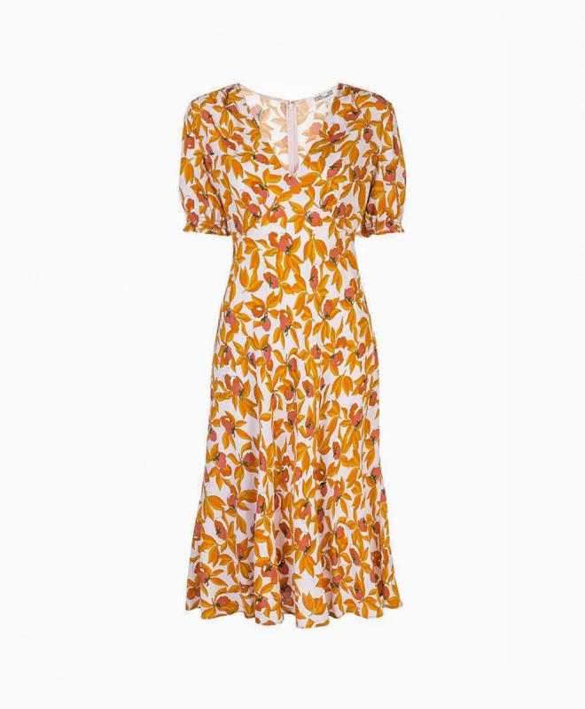 DIANE VON FURSTENBERG Robe Idris Floral 2 DIANE VON FURSTENBERG Robe Idris Floral – Image 2