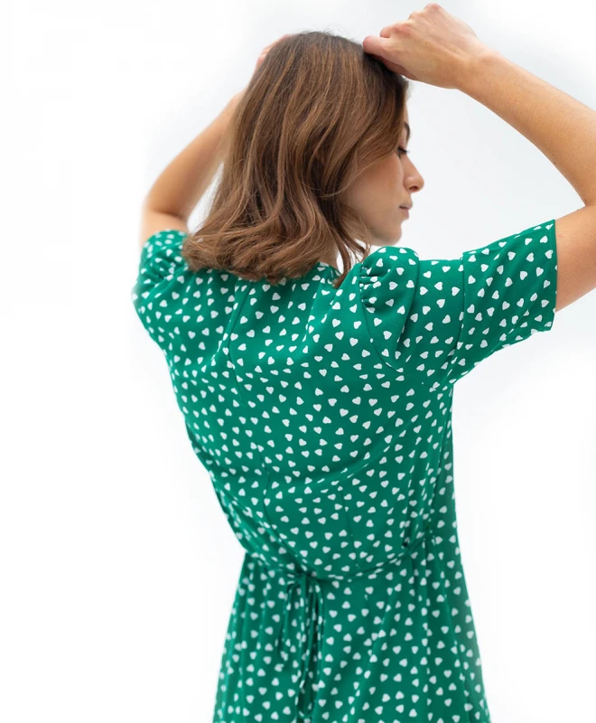 Rouje Robe Gabin Vert 4 Rouje Robe Gabin Vert – Image 4