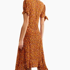 Faithfull The Brand Robe Emilia Marron -Promos Vestinia Magasin 1e986d472a89e820d760e90e78e7