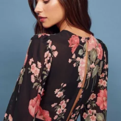Robe Luanne Floral Print Long