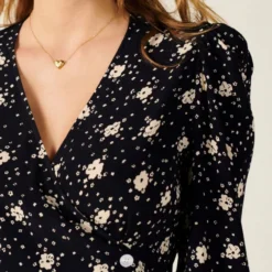 Rouje Robe Gabinette à Double Fleurs -Promos Vestinia Magasin 2462f92011b0f87e17930d8a43b3