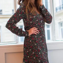 Robe Lana Fleurs -Promos Vestinia Magasin 24e59a5944cefb492ba76ff5a2b8