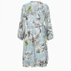 Robe Bleu Floral