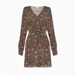 Robe Lana Fleurs
