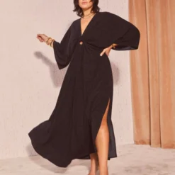 Robe Alba Noire -Promos Vestinia Magasin 2d88a454bfeb57de730be55dc40f