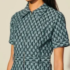 Sandro Robe Double S Jacquard -Promos Vestinia Magasin 2ff84e6e6373879d7eaf1a53a2f2