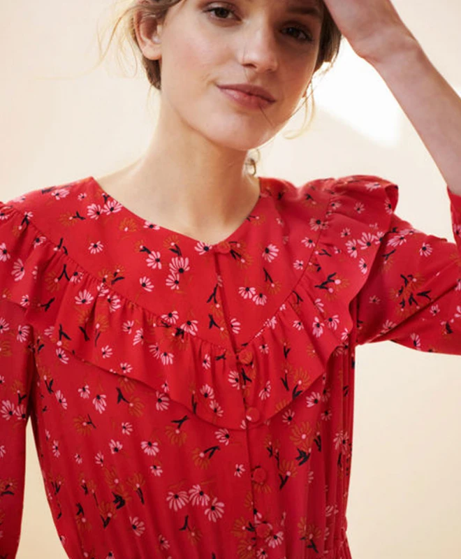 Tara Jarmon Robe Volantée 5 Tara Jarmon Robe Volantée – Image 5