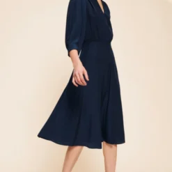 Tara Jarmon Robe Bleu Nuit