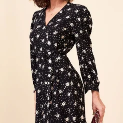 Rouje Robe Gabinette à Double Fleurs -Promos Vestinia Magasin 414f65d6de7537842c2574eaf490