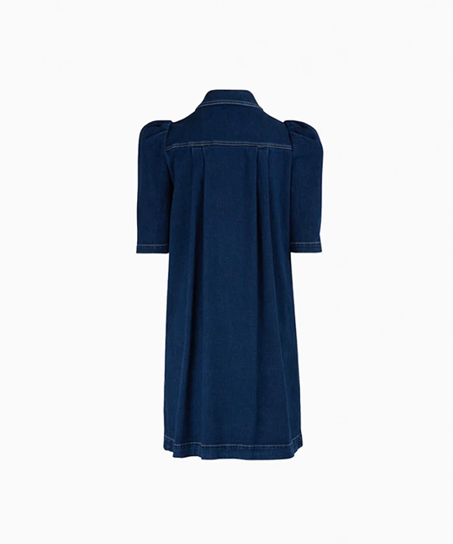 See By Chloé Robe Denim Collared 5 See By Chloé Robe Denim Collared – Image 5