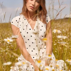 IVY OAK Robe Polka Dot Wrap Dress 8 IVY OAK Robe Polka Dot Wrap Dress -Promos Vestinia Magasin 5350664c65d3b9947859b39e0497