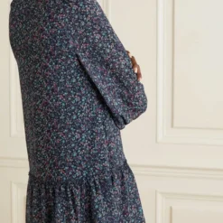 See By Chloé Robe Lace-Trimmed Floral Print -Promos Vestinia Magasin 53aba59e8cf7078e43616fd66396