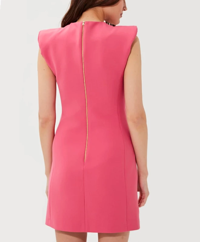 Tara Jarmon Robe Rosine Rose 3 Tara Jarmon Robe Rosine Rose – Image 3