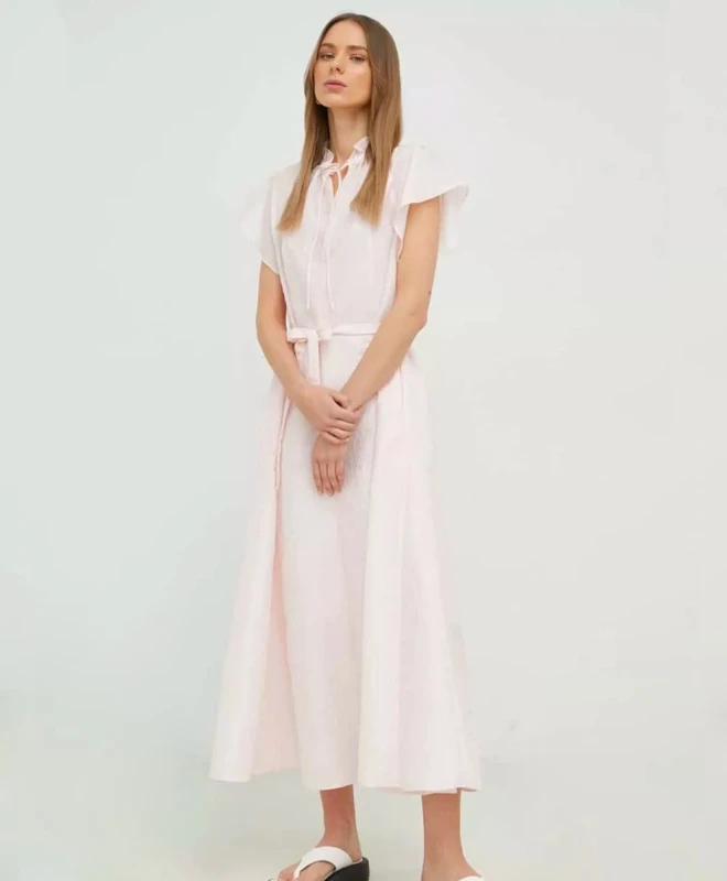 Samsoe Samsoe Robe Karookh Rosewater 1 Samsoe Samsoe Robe Karookh Rosewater