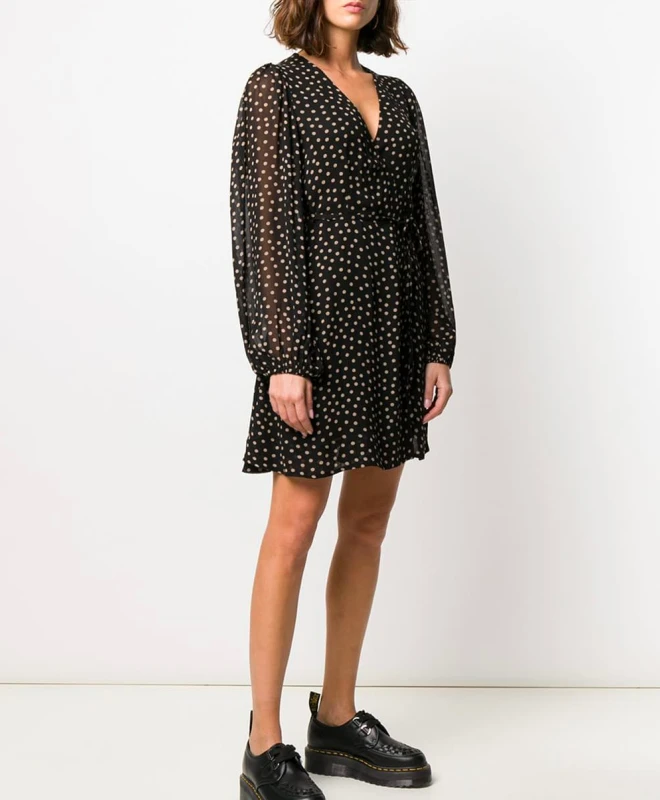 Ganni Robe Polka-Dot Georgette 3 Ganni Robe Polka-Dot Georgette – Image 3