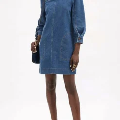 See By Chloé Robe Bleu Navy Jean
