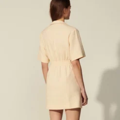 Sandro Robe Vanille -Promos Vestinia Magasin 65bf3e95f8e79caf7679aaab5b24