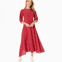 FREE PEOPLE Robe Jessie Rouge