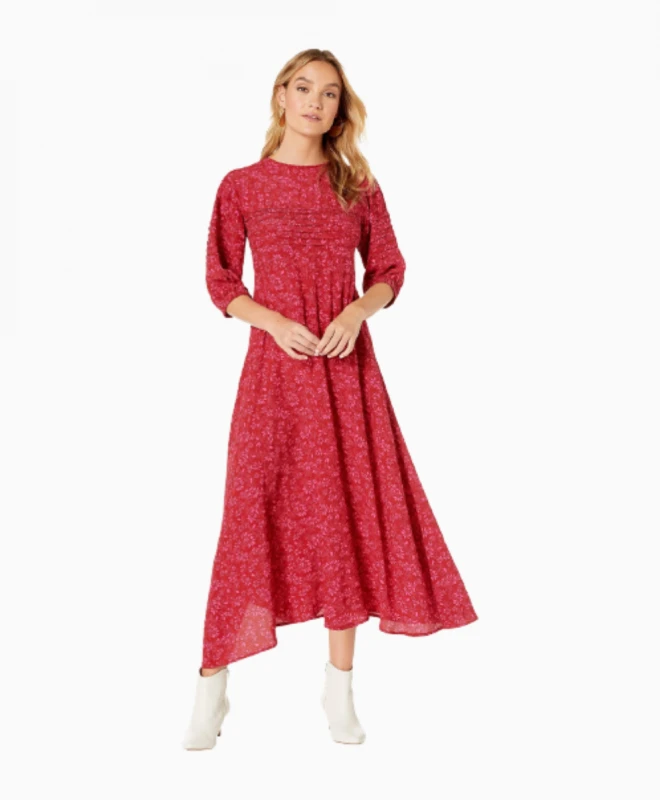 FREE PEOPLE Robe Jessie Rouge 1 FREE PEOPLE Robe Jessie Rouge