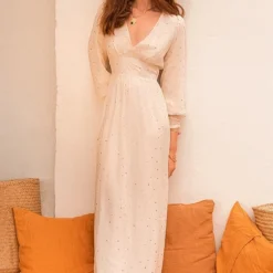 Robe Ecru Etoilée -Promos Vestinia Magasin 6c1c0f9e61d9af78a013df512df8