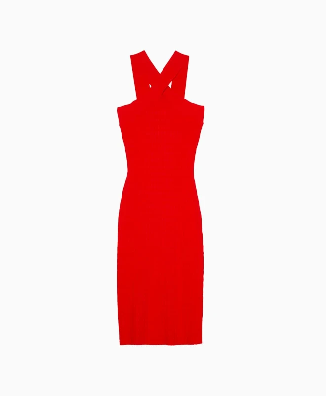 Tara Jarmon Robe Rivage Rouge 2 Tara Jarmon Robe Rivage Rouge – Image 2