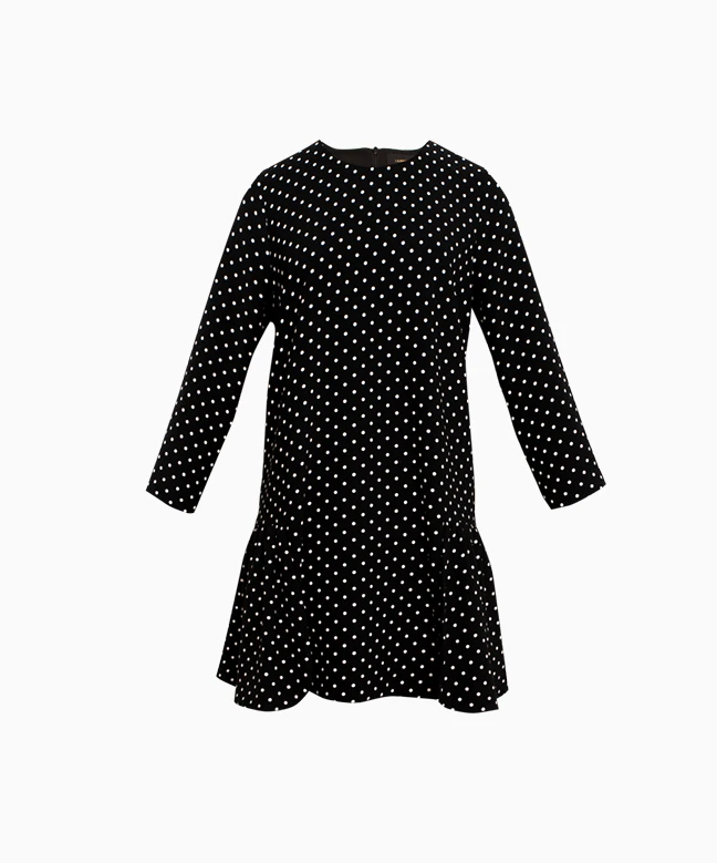 Robe Polka Dot Volants 1 Robe Polka Dot Volants