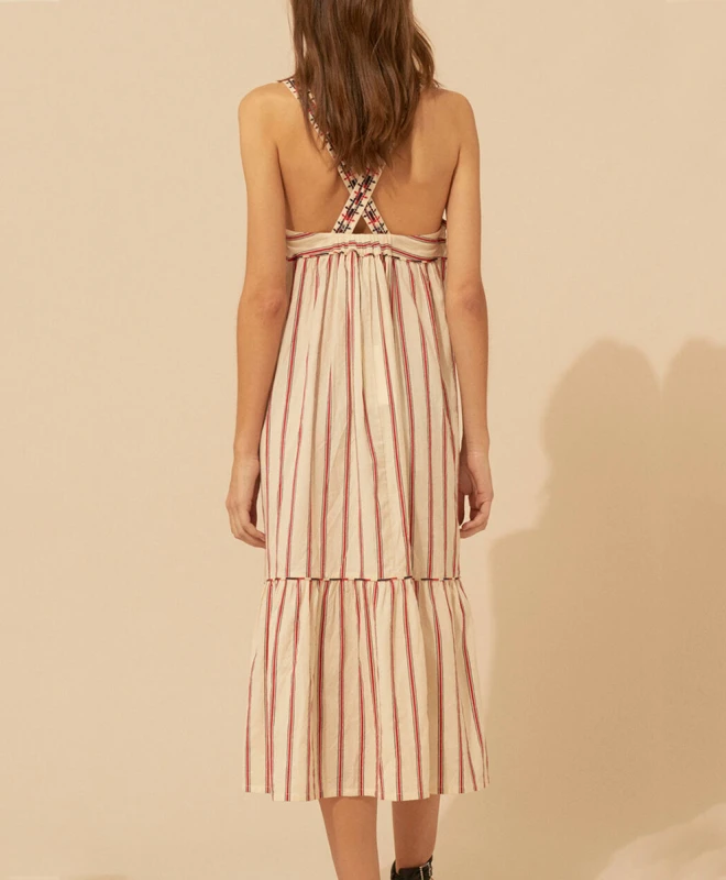 Ba&sh Robe Rafa Ecru 3 Ba&sh Robe Rafa Ecru – Image 3