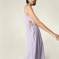 Compania Fantastica Robe Vichy Violette -Promos Vestinia Magasin 7e60043ee03a77eaa3c41ac23e26