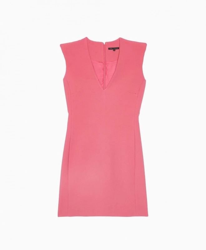 Tara Jarmon Robe Rosine Rose 2 Tara Jarmon Robe Rosine Rose – Image 2