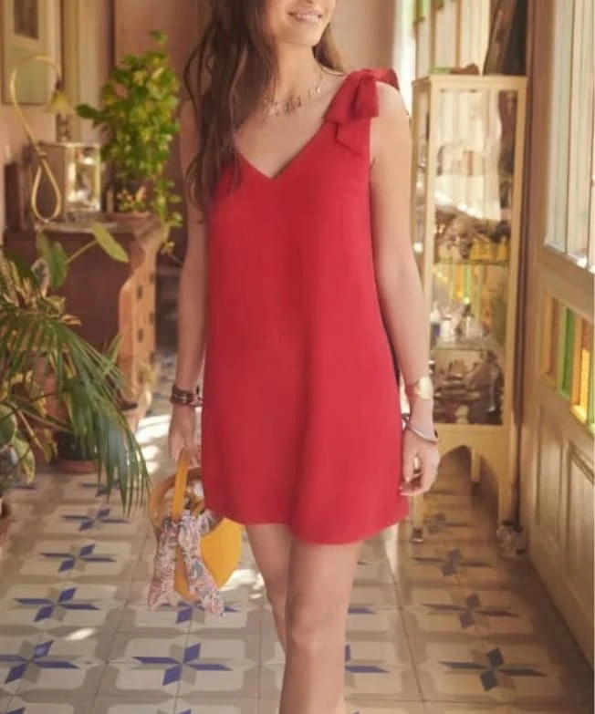 Robe Pauline Framboise 2 Robe Pauline Framboise – Image 2