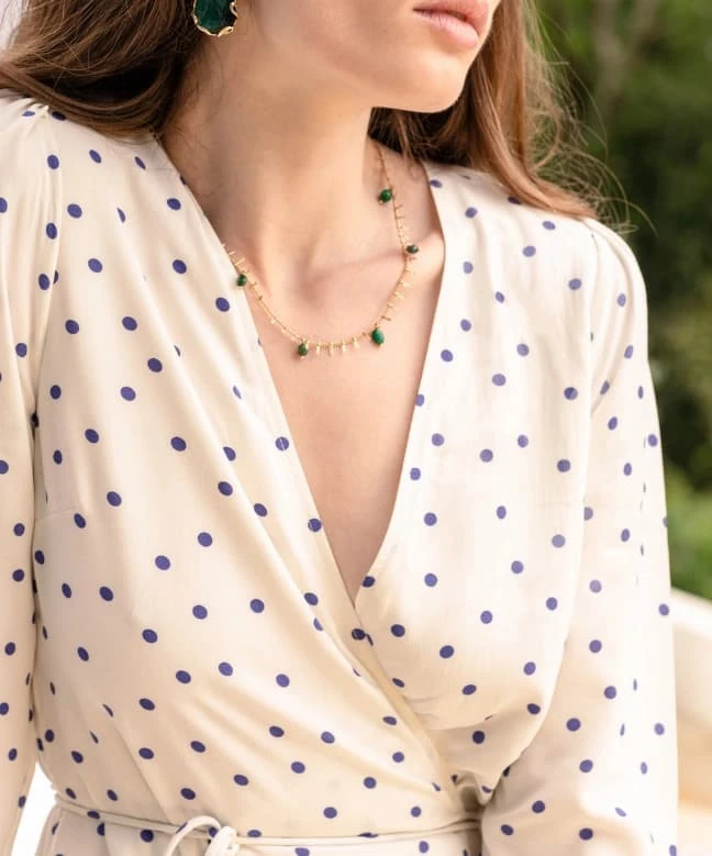 Samsoe Samsoe Robe Midi Britt Climatis Dot 1 Samsoe Samsoe Robe Midi Britt Climatis Dot