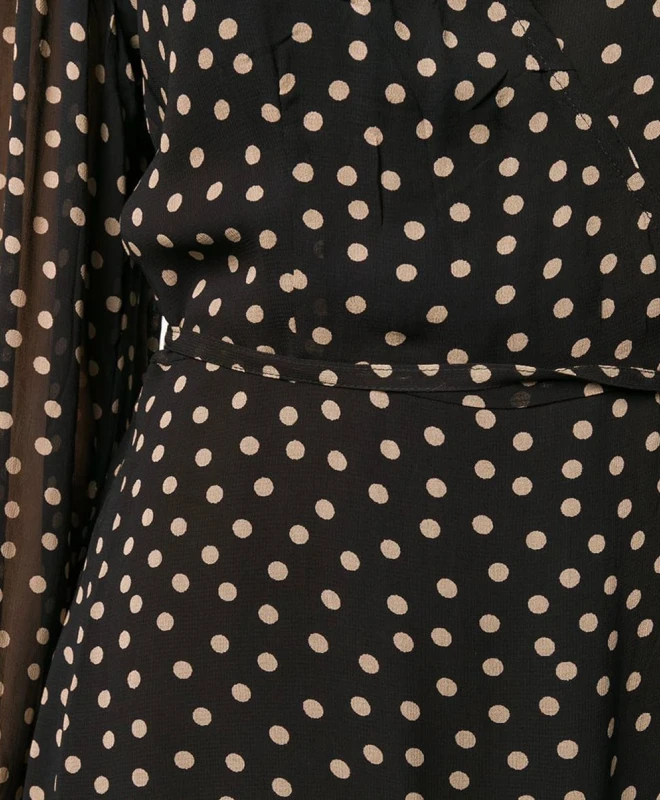 Ganni Robe Polka-Dot Georgette 5 Ganni Robe Polka-Dot Georgette – Image 5