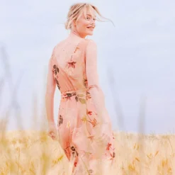 Robe Floral Wrap -Promos Vestinia Magasin 8707728e8af7308f6f14f7961a1d