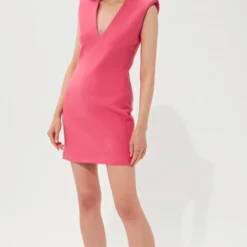 Tara Jarmon Robe Rosine Rose