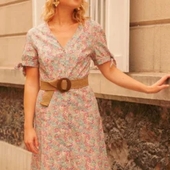 Robe Midi Fleurie Ninette -Promos Vestinia Magasin 9043d49326ce403c587e5ed032e0
