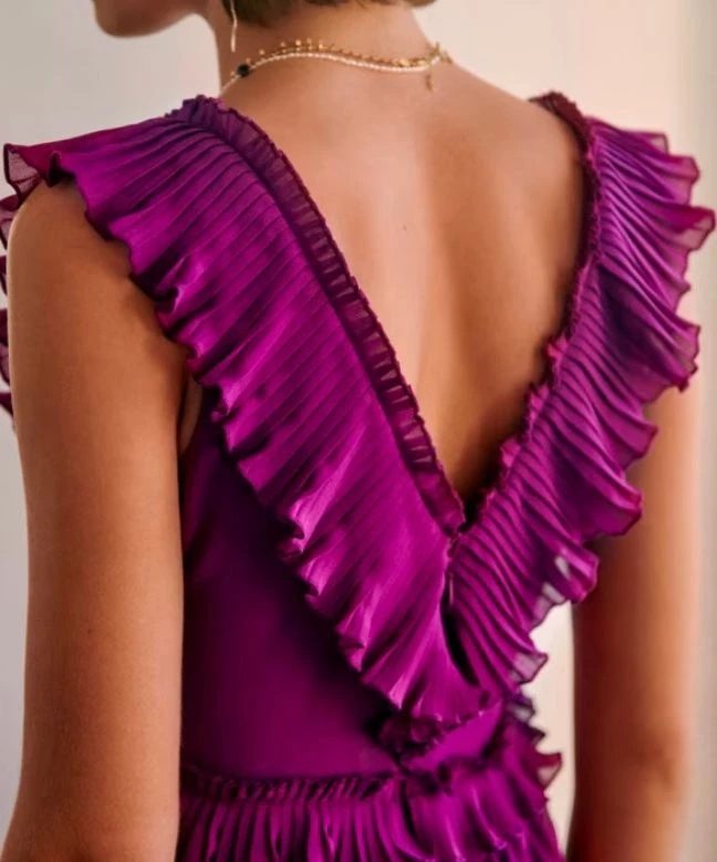 Robe Rachelle Violette 4 Robe Rachelle Violette – Image 4