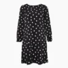 Wallis Robe Polka Dot Black & White