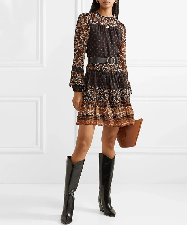 Michael Kors Robe Georgette Botanique