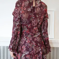 IRO Robe Red Floral -Promos Vestinia Magasin 9a83b542609a13b0c414f2093254