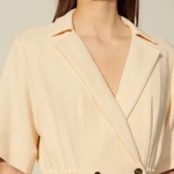 Sandro Robe Vanille -Promos Vestinia Magasin 9cea0965786aec10d2d72572b8bc