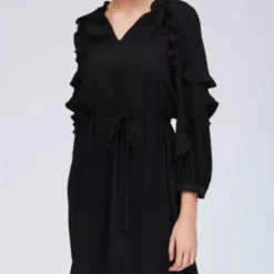 Tara Jarmon Robe En Crêpe Noire